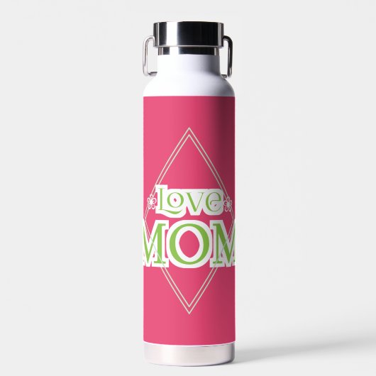 Liefde mama cadeaus waterfles (Voorkant)
