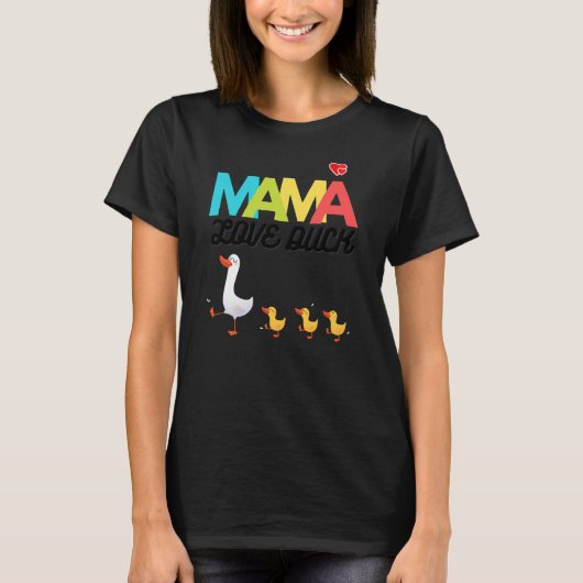 Liefde mama is cool en grappig moederdag cadeau t-shirt (Voorkant)