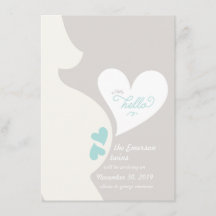 Liefde mama's Tummy Twins Zwangerschap Aankondigin