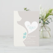 Liefde mama's Tummy Twins Zwangerschap Aankondigin Aankondiging (Staand voorkant)