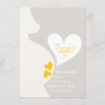 Liefde mama's Tummy Twins Zwangerschap Aankondigin