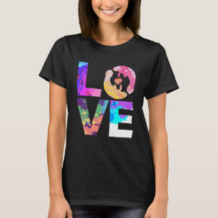 Liefde Mana s Kleurrijke Zeekoe Trichechidae Mana T-shirt