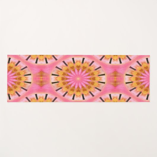 Liefde Mandalas.... Yogamat (Voorkant (horizontaal))