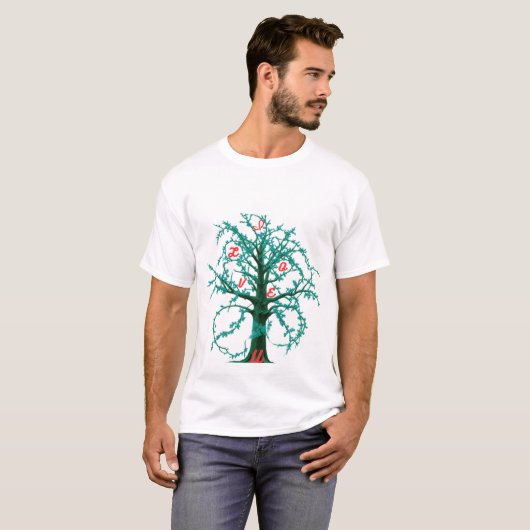 Liefde Mannen Basic T-Shirt (Voorkant volledig)