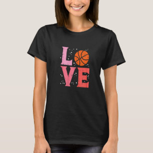 Liefde Mannen van de keizersnede van de honkbal Vr T-shirt