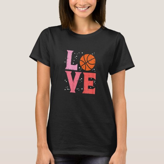 Liefde Mannen van de keizersnede van de honkbal Vr T-shirt (Voorkant)