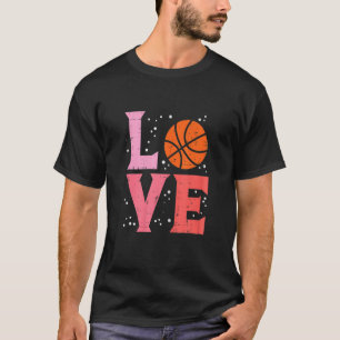 Liefde Mannen van de keizersnede van de honkbal Vr T-shirt