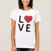 Liefde - Marokkaanse vlag T-shirt (Voorkant)