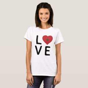 Liefde - Marokkaanse vlag T-shirt