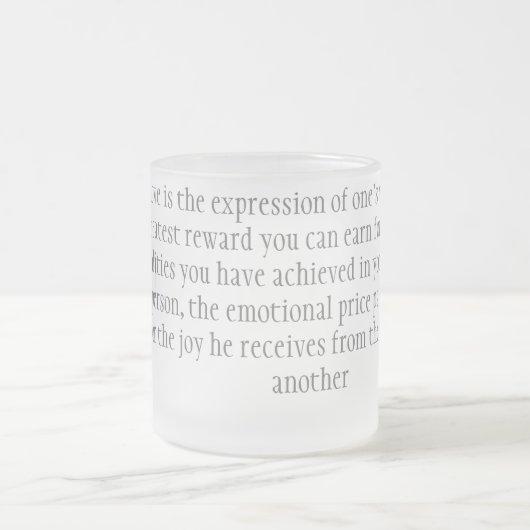 Liefde Matglas Koffiemok (Center)