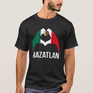 Liefde Mazatlan Mexico Vakantie Mexico Vlag 2 T-shirt