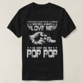 liefde me hij stuurde mijn pop pop t-shirt (Design voorkant)