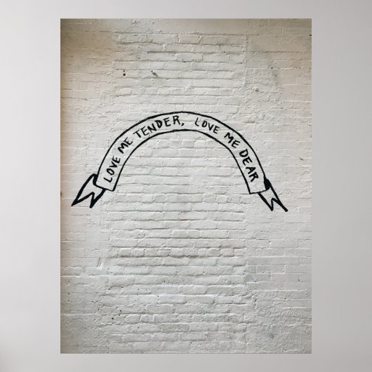 Liefde me lief, beste muurcitaten poster (Voorkant)