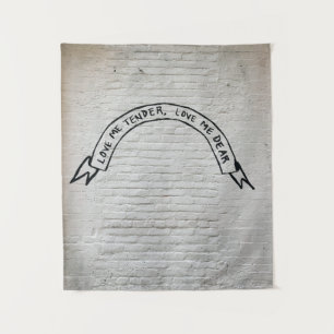 Liefde me lief, beste muurcitaten wandkleed