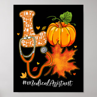 Liefde Medische Instant Herfst Herfst Pompoen Than Poster
