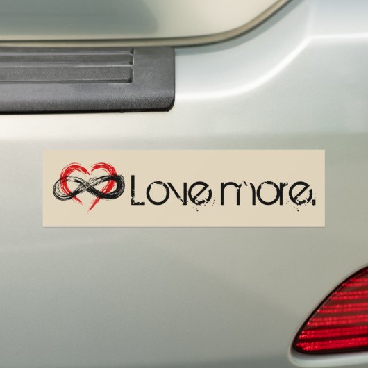 Liefde Meer Bumpersticker (Op auto)
