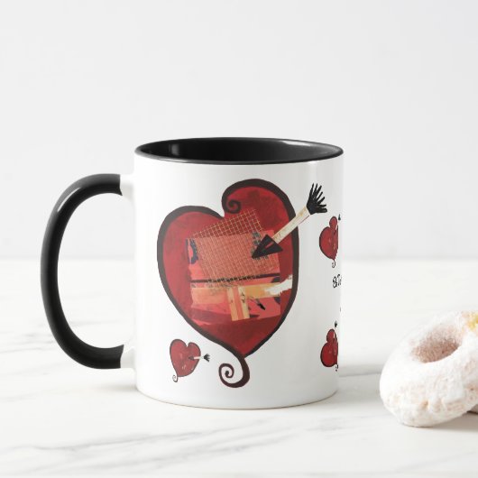 Liefde & meer liefde 11oz. Mok (Met donut)