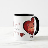 Liefde & meer liefde 11oz. Mok (Voorkant rechts)