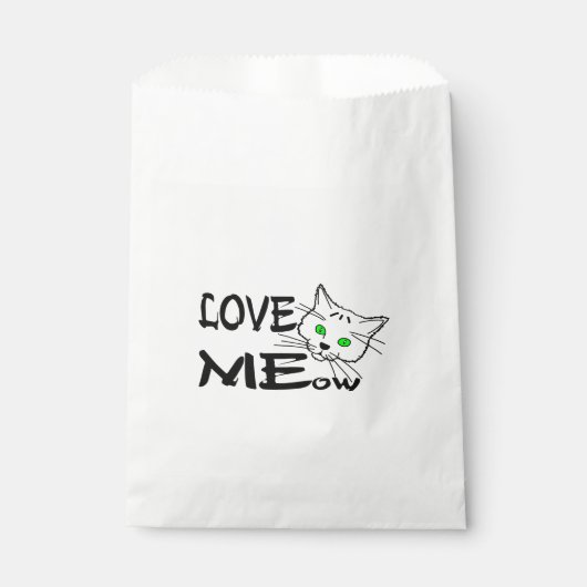 Liefde MEow Bedankzakje (Voorkant)