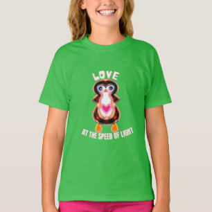 Liefde met de snelheid van het licht Pinguïn Cadea T-shirt