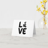 Liefde met dieren als de O, Paard, Hond, Kat, BLAN Kaart (Gele Bloem)