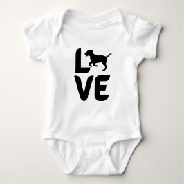 Liefde met Dog Running Romper