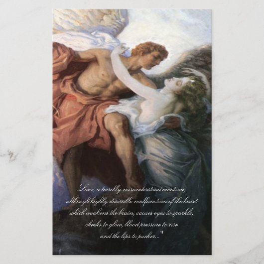 Liefde met een engel briefpapier (Voorkant)