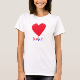 Liefde met een groot hart Valentijns's Gift T-shirt