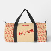 Liefde met een hart gepersonaliseerd plunjezak (Voorkant)