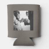 Liefde met een helder rood hart Gepersonaliseerde  Blikjeskoeler (Achterkant)