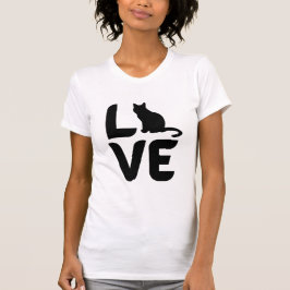 Liefde met een Kat als de O T-shirt