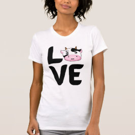 Liefde met een Koe O T-shirt