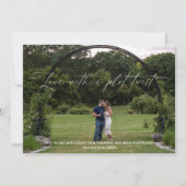 Liefde met een plot twist verander de datum kaart (Voorkant)