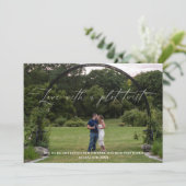 Liefde met een plot twist verander de datum kaart (Staand voorkant)