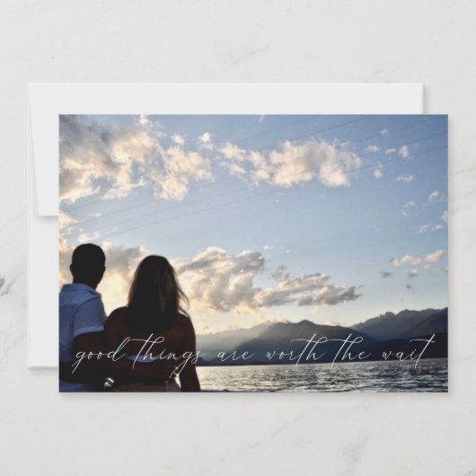 Liefde met een plot twist verander de datum kaart (Achterkant)