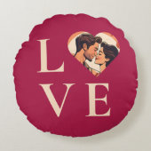 Liefde met foto rond kussen (Voorkant)