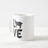 Liefde met Geit als de O Koffiemok (Voorkant links)