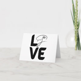 Liefde met Geit als O BLANK Kaart