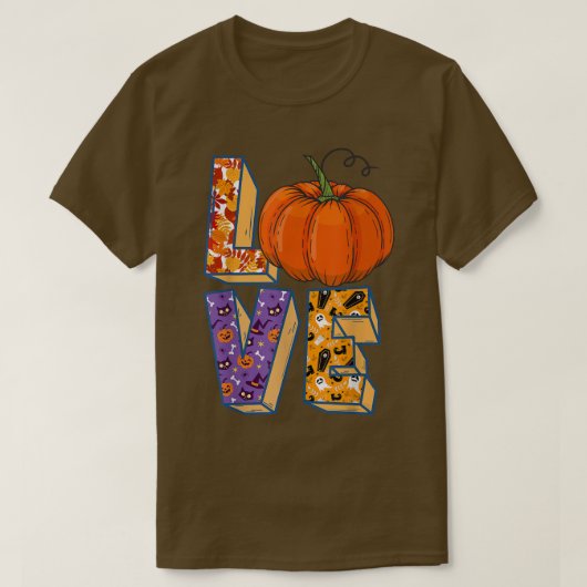 Liefde met halloween, spin, skelet, heks Pet P T-shirt (Design voorkant)