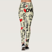 Liefde met hart leggings (Achterkant)