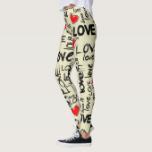 Liefde met hart leggings (Links)