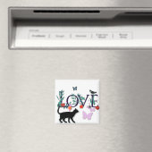 LIEFDE met Kat Magneet (Insitu (Vaatwasser))