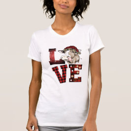 Liefde met Koe Design, Kerstmis Design T-shirt