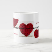 Liefde met koffie grote koffiekop (Voorkant)