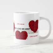 Liefde met koffie grote koffiekop (Rechts)