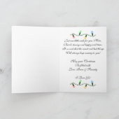 Liefde met mama feestdagen kaart (Binnen)