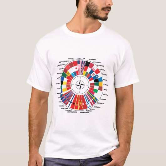 LIEFDE MET NATO-LANDEN T-SHIRT (Voorkant)