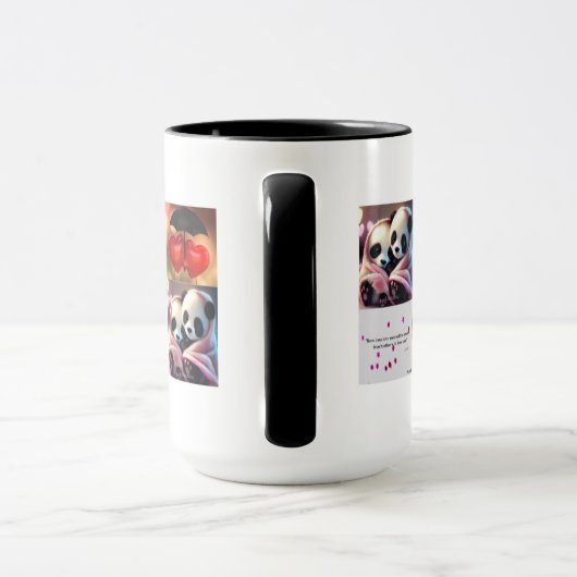 Liefde met Panda Mok (Handvat)
