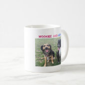 LIEFDE met poot en persoonlijke foto en huisdier n Koffiemok (Voorkant rechts)