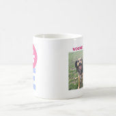 LIEFDE met poot en persoonlijke foto en huisdier n Koffiemok (Center)